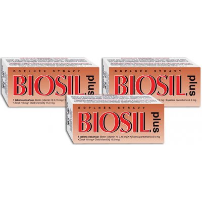 Biosil nehty, vlasy 3 x 60 tablet