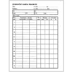 Karta evidenční A5 – Zboží Dáma