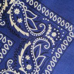 bavlněný šátek vzor Paisley tmavě modrá – Zboží Dáma