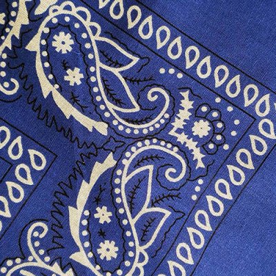 bavlněný šátek vzor Paisley tmavě modrá – Zboží Dáma