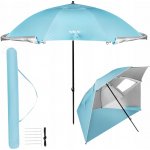 Plážový slunečník / paraván NILS Camp NC17114 240 cm modrý – Sleviste.cz
