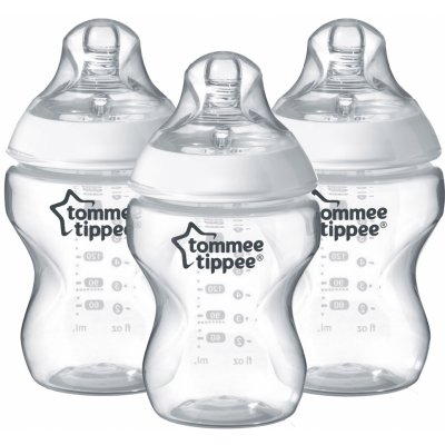 Tommee Tippee kojenecká láhev C2N 3 ks transparentní 260ml – Zbozi.Blesk.cz