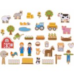 Bigjigs Toys Magnetická tabulka farma – Hledejceny.cz