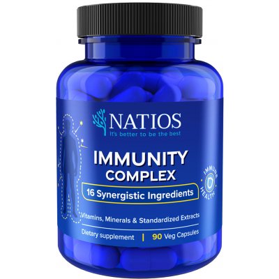 NATIOS Immunity Complex, Komplex 16 složek, 90 veganských kapslí – Hledejceny.cz
