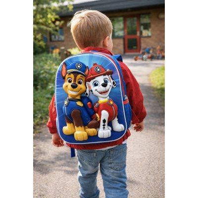 Cerda 3D TLAPKOVÁ PATROLA CHASE A MARSHALL modrý 31 cm – Zbozi.Blesk.cz