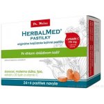 HerbalMed pastilky Jitrocel Mateřídouška Lípa Vitamín C 24+6 pastilek – Hledejceny.cz