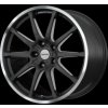 Alu kolo, lité kolo Ronal sc1 8,5x20 5x130 ET49 motorismo racing black matt polished RACING black MATT polished