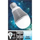 TB Energy LED žárovka E27 230V 10W studená bílá