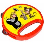 Rappa dětská tamburína Krtek 18 cm Zelená – Zboží Dáma