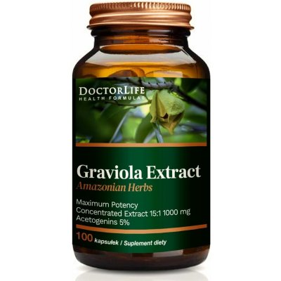 Doctor Life Extrakt z gravioly 500 mg 100 kapslí – Hledejceny.cz