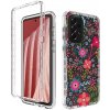 Pouzdro a kryt na mobilní telefon Samsung PROTEMIO 45492 DUAL ART Odolný kryt Samsung Galaxy A73 5G FLOWERS