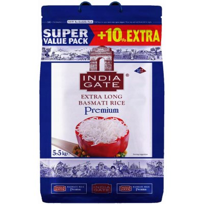 India Gate Rýže Basmati Premium 5,5 kg – Zboží Dáma