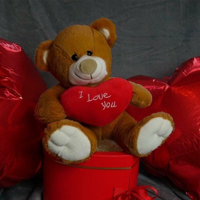 medvěd Miluji tě/I Love You – Sleviste.cz
