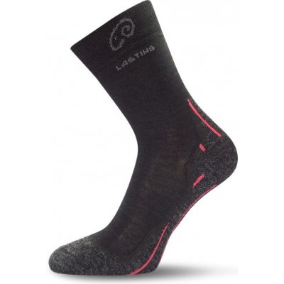 Lasting ponožky WHI 70% Merino černé – Zboží Mobilmania