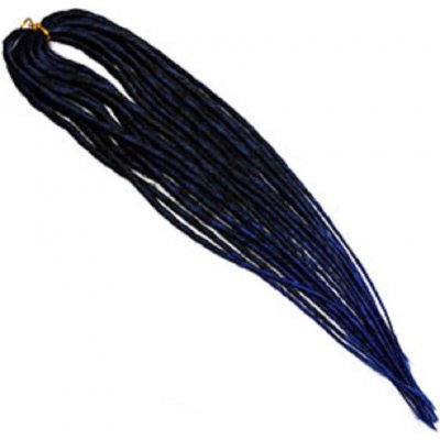 Pseudo Dready 60cm barva 1TTDark Blue – Zboží Mobilmania
