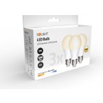 ECOLUX LED žárovka 3-pack, klasický tvar, 12W, E27, 3000K, 270°, 1080lm, 3ks – Zboží Živě