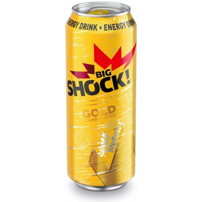 Big Shock! Energy drink Gold plech 500ml