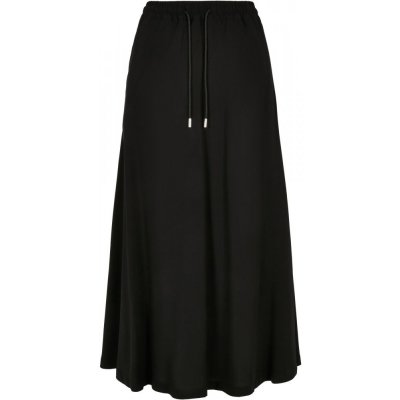 Ladies Viscose Midi Skirt black