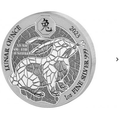 The Perth Mint Stříbrná mince Rok Králíka 2023 Rwanda 1 oz – Sleviste.cz