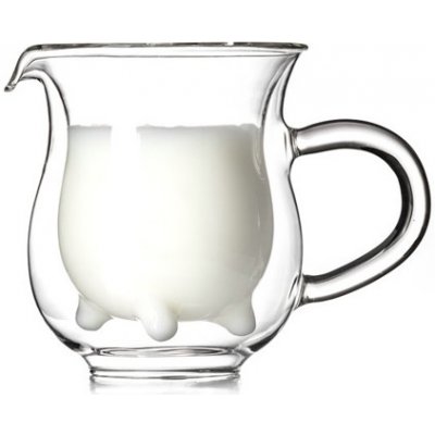 Gadget Master Stylový pohár na mléko a smetanu – Zboží Mobilmania
