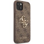 Pouzdro Guess PU 4G Metal Logo iPhone 13 hnědé – Zboží Mobilmania