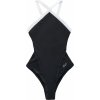 Karl Lagerfeld dámské jednodílné plavky Karl DNA Rib Swimsuit 230W2206-999 černé