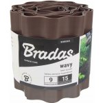 BRADAS Obruba záhonů hnědá, 9m, 20cm COLOUR BOX BR-OBFB 0920 – Zbozi.Blesk.cz