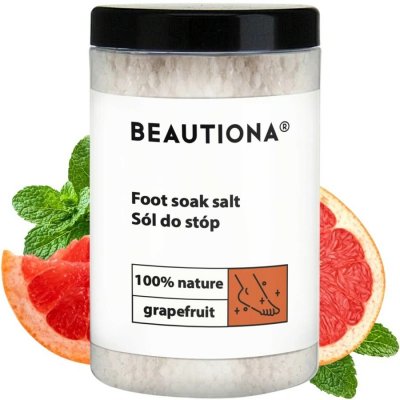 Beautiona koupelová sůl na nohy grep 500 g – Hledejceny.cz
