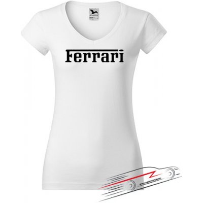 Dámské triko s motivem Ferrari