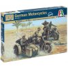 Sběratelský model Italeri Model Kit figurky 6121 WWII GERMAN MOTORCYCLES 1:72