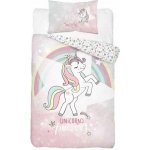 Detexpol povlečení Jednorožec Duha 100x135 cm 40x60 cm – Hledejceny.cz