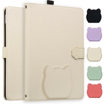 Vsechnonamobil 121611 CAT FLIP Zaklápěcí pouzdro pro Amazon Kindle Scribe 2024 / Kindle Scribe 2022 APRICOT WHITE – Zboží Mobilmania