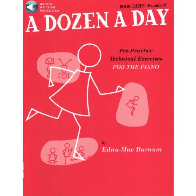 A DOZEN A DAY 3 Transitional klavír technická a zahřívací cvičení – Hledejceny.cz