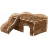 Domek pro hlodavce Trixie Natural Living dřevěný domek INKE 30 x 16 x 32 cm