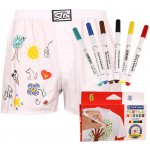 Styx pánské trenky klasická guma + fixy na textil AF1061 bílé – Hledejceny.cz