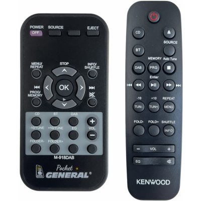 Dálkový ovladač General Kenwood M-918DAB – Hledejceny.cz