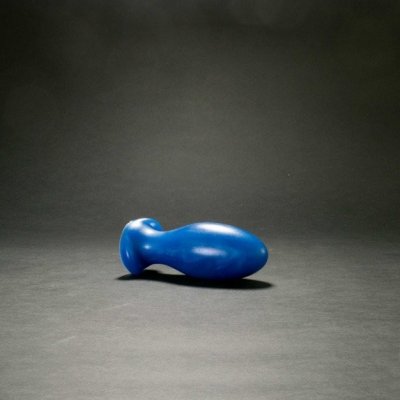 Topped Toys Gape Keeper 65 Blue Steel, prémiový silikonový anální kolík 14 x 5,3 cm