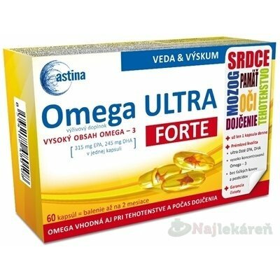 Astina Omega Ultra Forte 60 kapslí – Hledejceny.cz