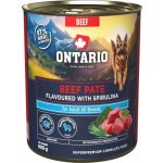 Ontario Adult hovězí pate s příchutí spirulíny 800 g – Sleviste.cz