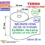 Termo kotouček 57/50/12 PHF 30m (57mm x 30m) Množství: 10 ks kotoučků ve fólii – Zboží Živě
