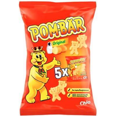 Pom Bär Original smažený bramborový snack solený 5 x 18 g – Sleviste.cz