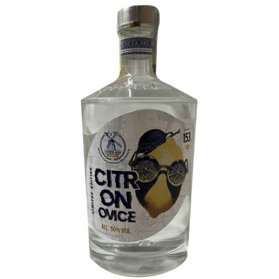 Kuželov Citronovice 50% 0,5 l (holá láhev) – Zboží Mobilmania