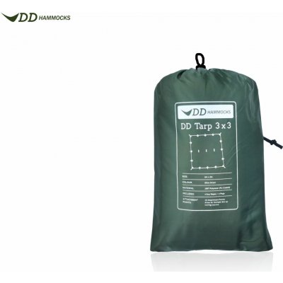 DD Hammocks Tarp 300 x 300 cm Oliva zelená – Hledejceny.cz