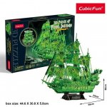 CubicFun 3D Puzzle Pirátská loď Létající Holanďan 360 ks – Zboží Mobilmania