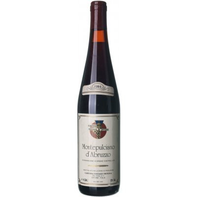 Cantina Sociale Ortona Montepulciano d´Abruzzo suché červené 1984 0,75 l (holá láhev) – Hledejceny.cz