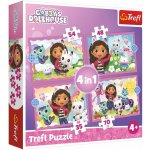 Trefl 4v1 Gabbyina dobrodružství/Gabby´s Dollhouse 28,5x20,5 cm – Hledejceny.cz