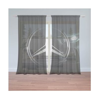 Sablio Záclony Logo 3 Maska: 2ks 150x250cm – Hledejceny.cz