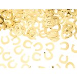 PartyDeco Konfety na stůl podkova 24x25mm zlatá 15g – Zboží Dáma
