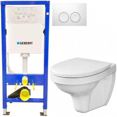 GEBERIT Duofix tlačítko DELTA21 bílé WC CERSANIT DELFI + SEDÁTKO 458.103.00.1 21BI DE1 – Zboží Dáma