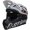 Cyklistická helma Bell Super DH Mips matt/Gloss black/white Fasthouse 2022